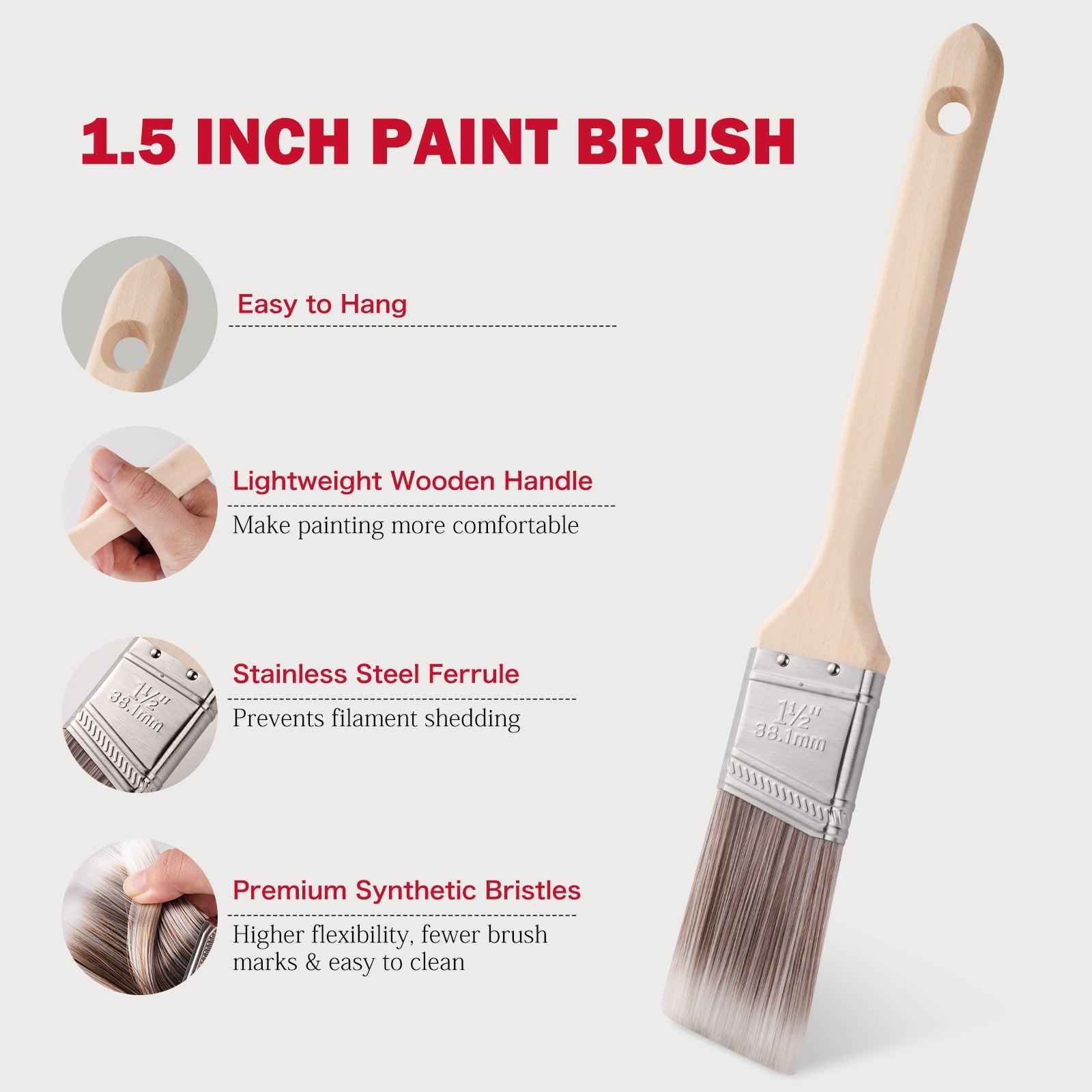Mister Rui 1.5 - in Angle Precision Cut - In Paint Brush - MisterRui