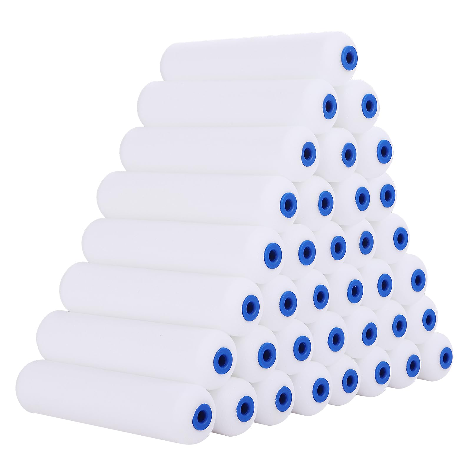 Mister Rui® 6 Inch (10MM Nap) Foam Paint Roller Cover (Pack of 10)