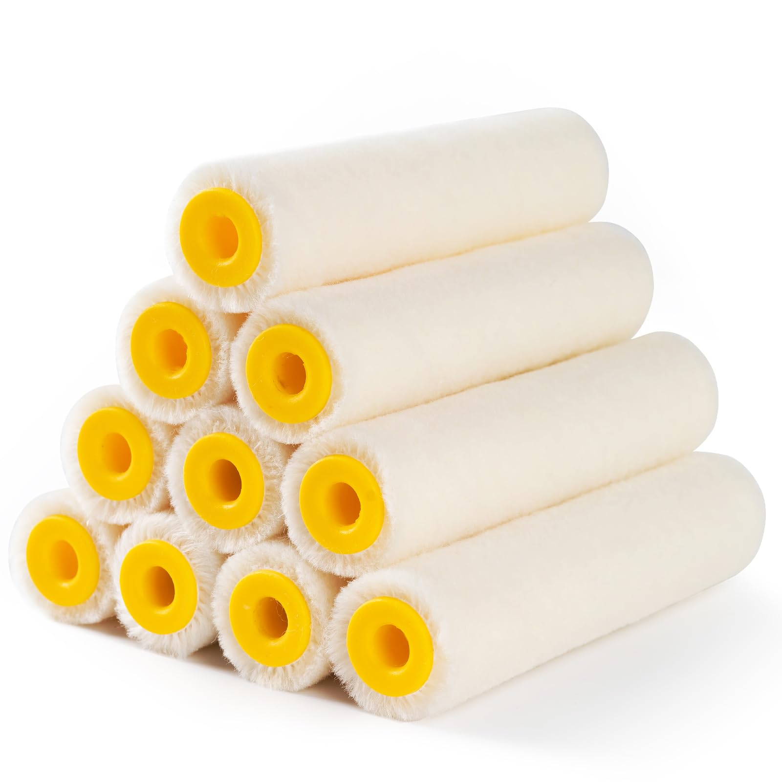 Mister Rui 4 Inch 4mm-Short-Nap Wool Blend Paint Roller
