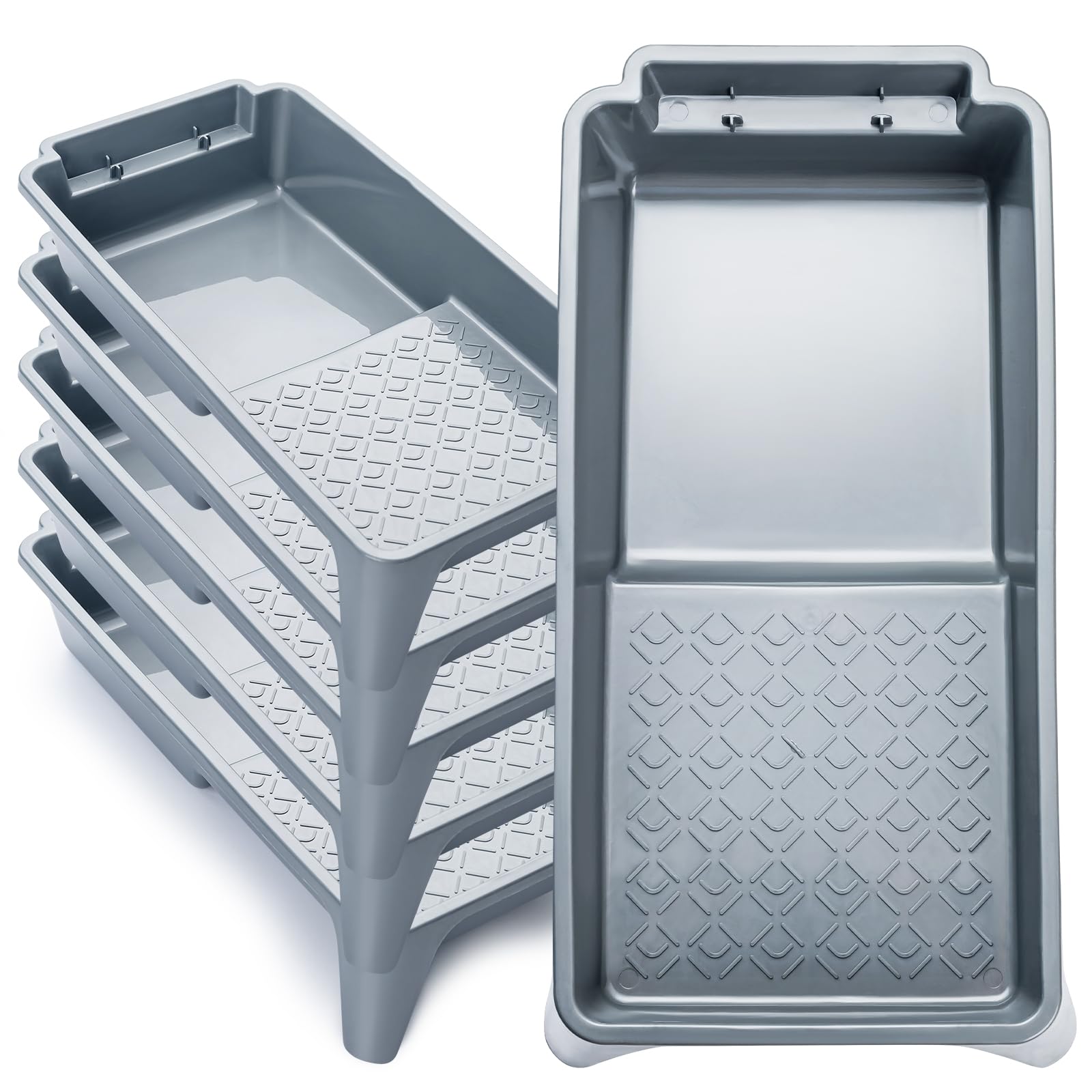 Mister Rui® 11.8"L x 6.1"W Paint Tray Set suit for 4 Inch Roller