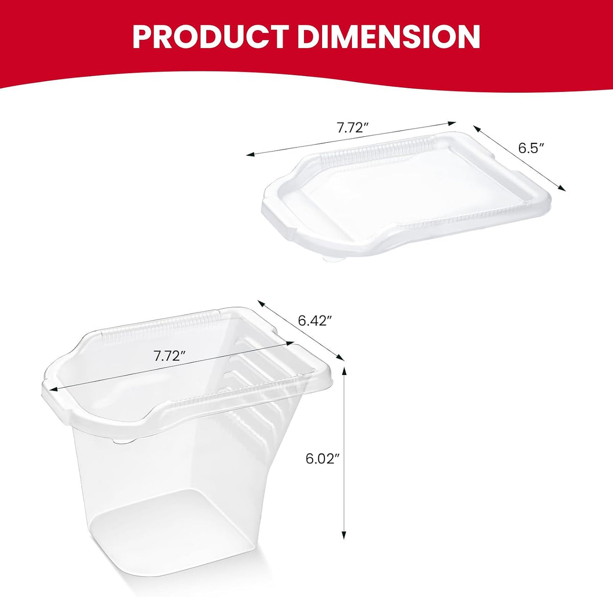 Mister Rui 14 PCS Paint Bucket Liners Kit with Lid Paint Pail Liners