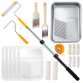 Mister Rui Paint Roller Kit with Extension Pole 20 PCS