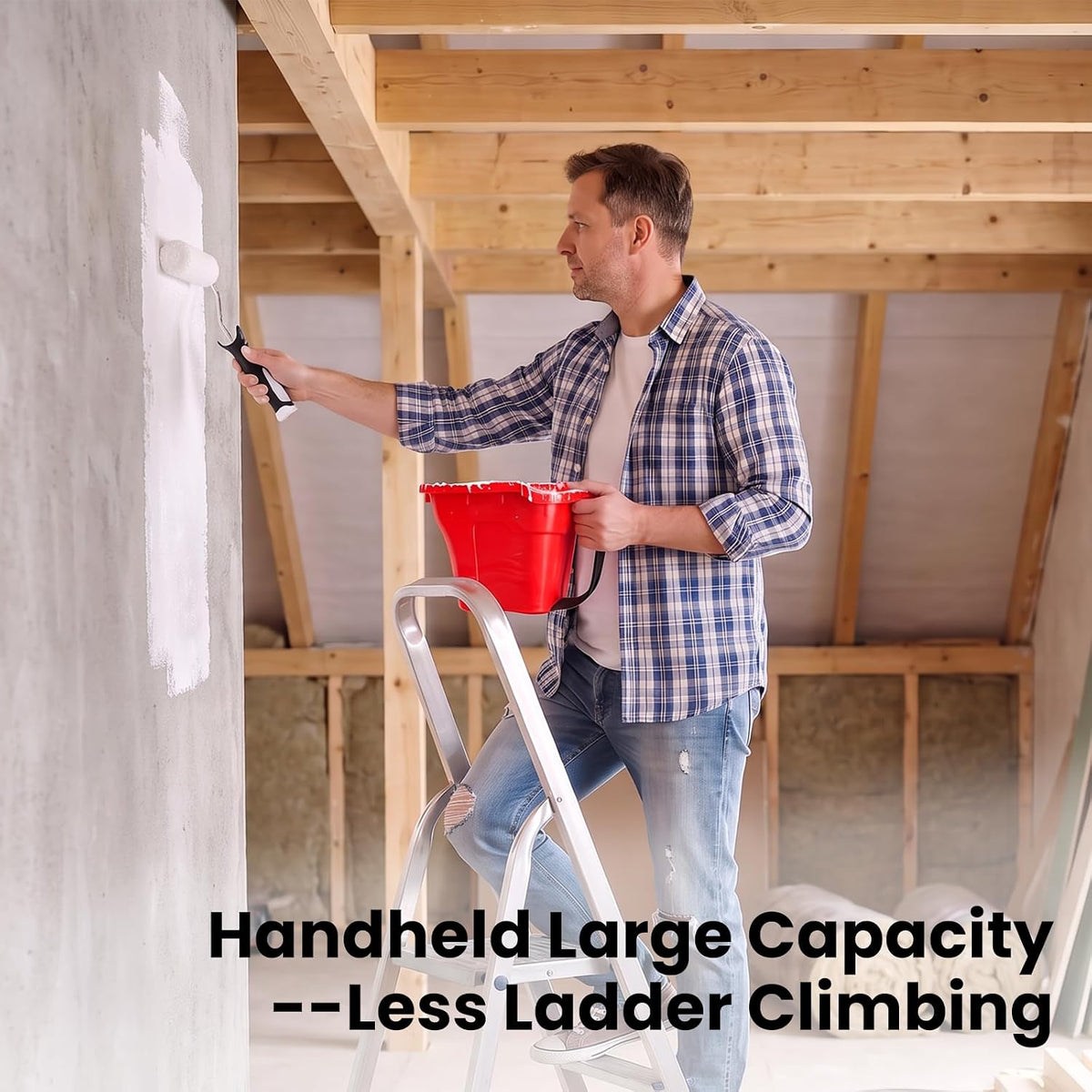 Mister Rui 14 PCS Paint Bucket Liners Kit with Lid Paint Pail Liners