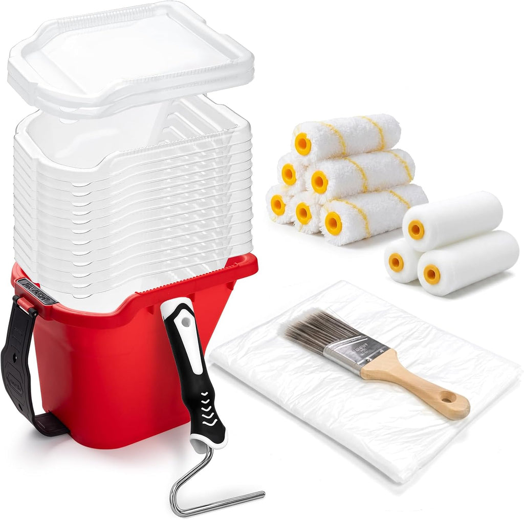 Mister Rui Paint Bucket Kit Magnetic Holder 27 Pcs
