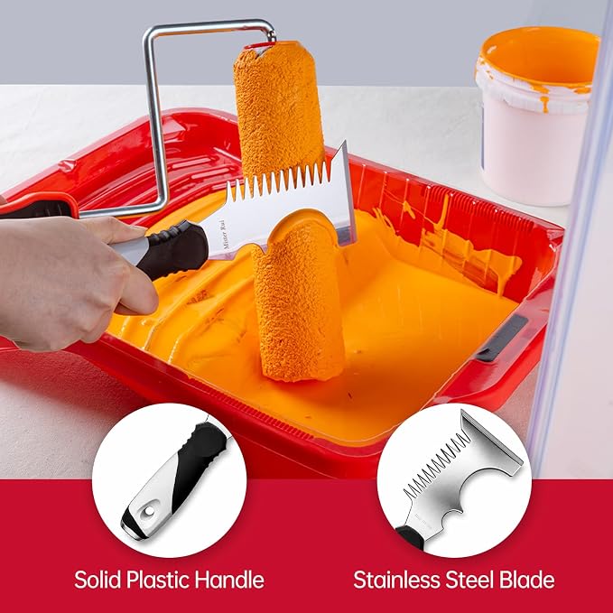 Mister Rui 22-Piece Interior Paint Roller Kit with 3-Ft Extension Pole