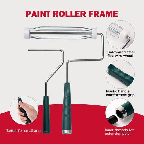 9 inch 5 - Wire Cage Paint Roller Frame - MisterRui