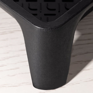 Mister Rui 5.9" Black Paint Tray Liner Set with 4" Paint Roller Frame