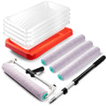 11 Piece 18 Inch Paint Roller Kit with Extension Pole