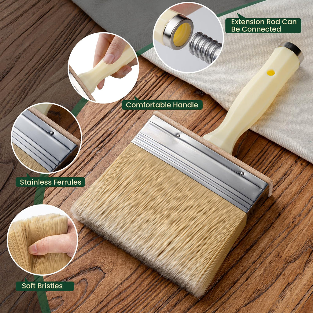 Mister Rui 5-Inch Stain & Sealer Deck Brush