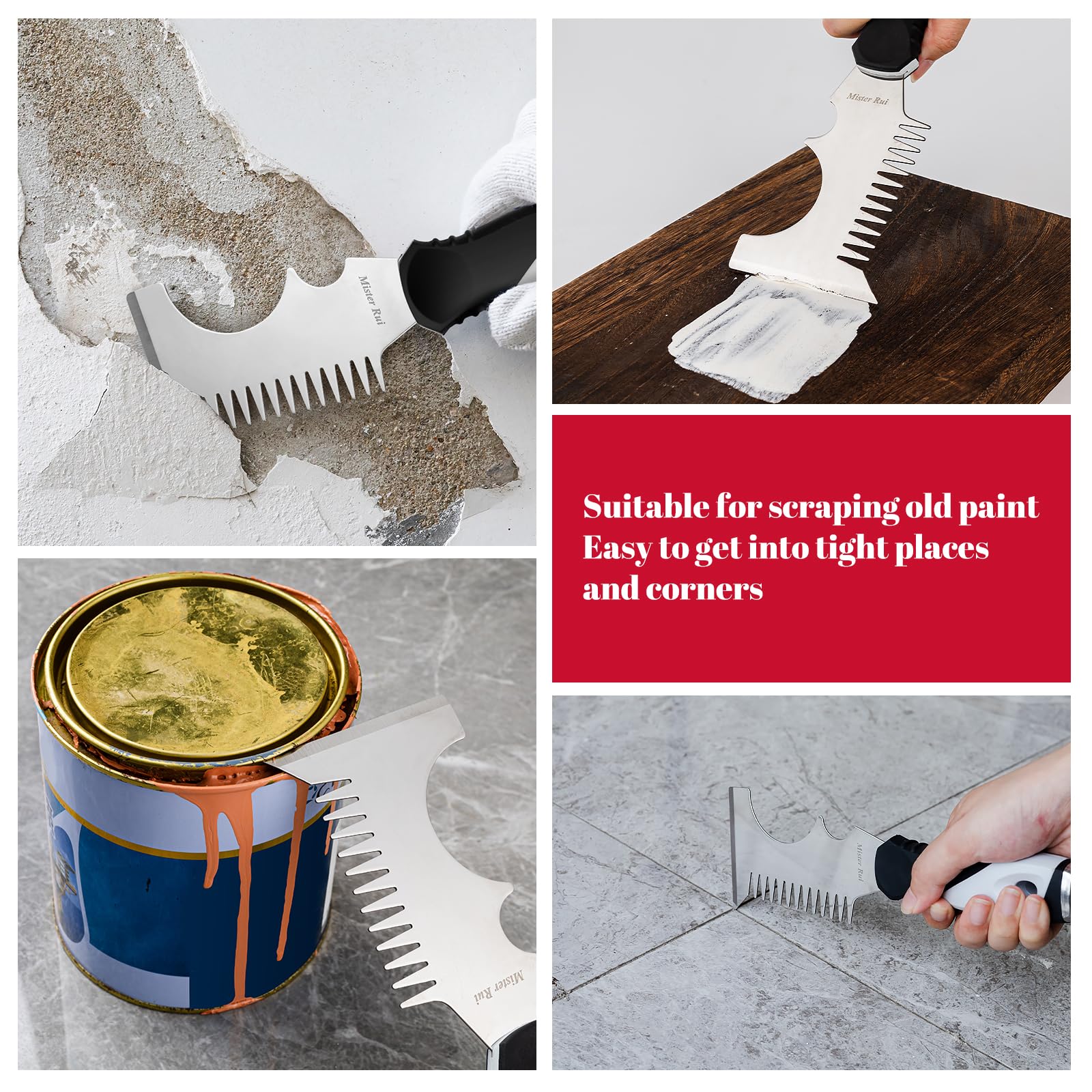 Mister Rui 5-in-1 Paint Brush & Roller Cleaning Tool