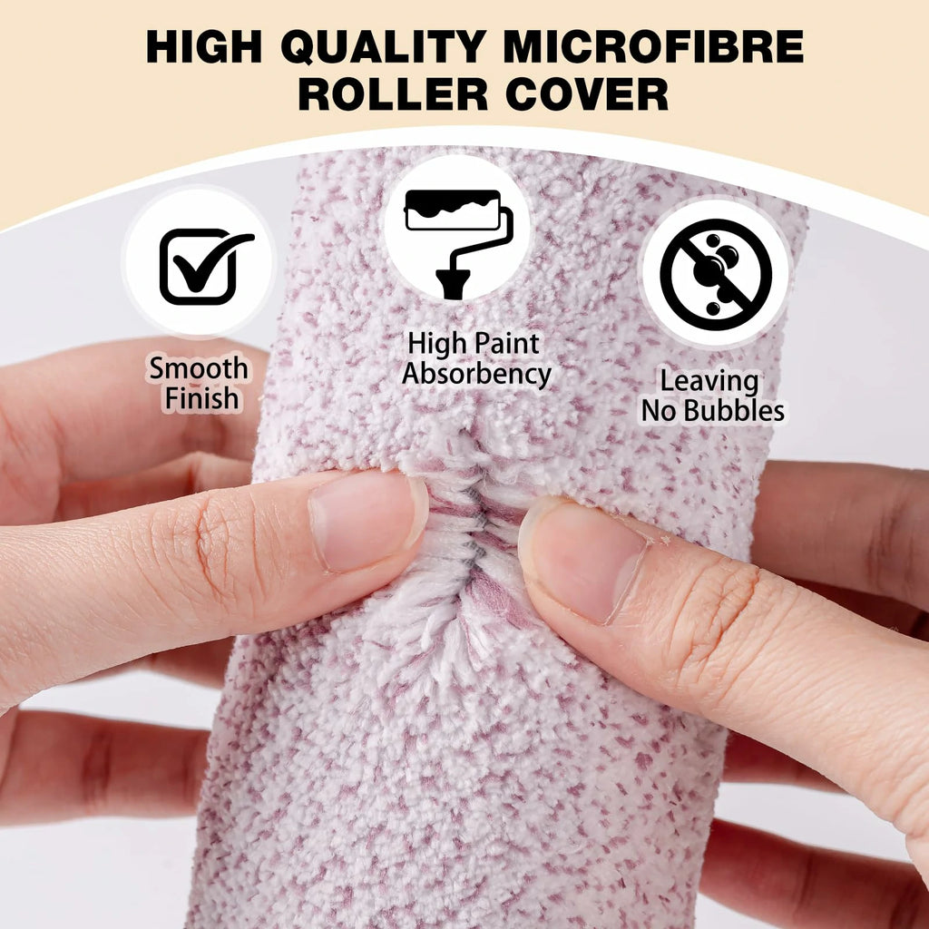 11 Piece 18 Inch Paint Roller Kit with Extension Pole