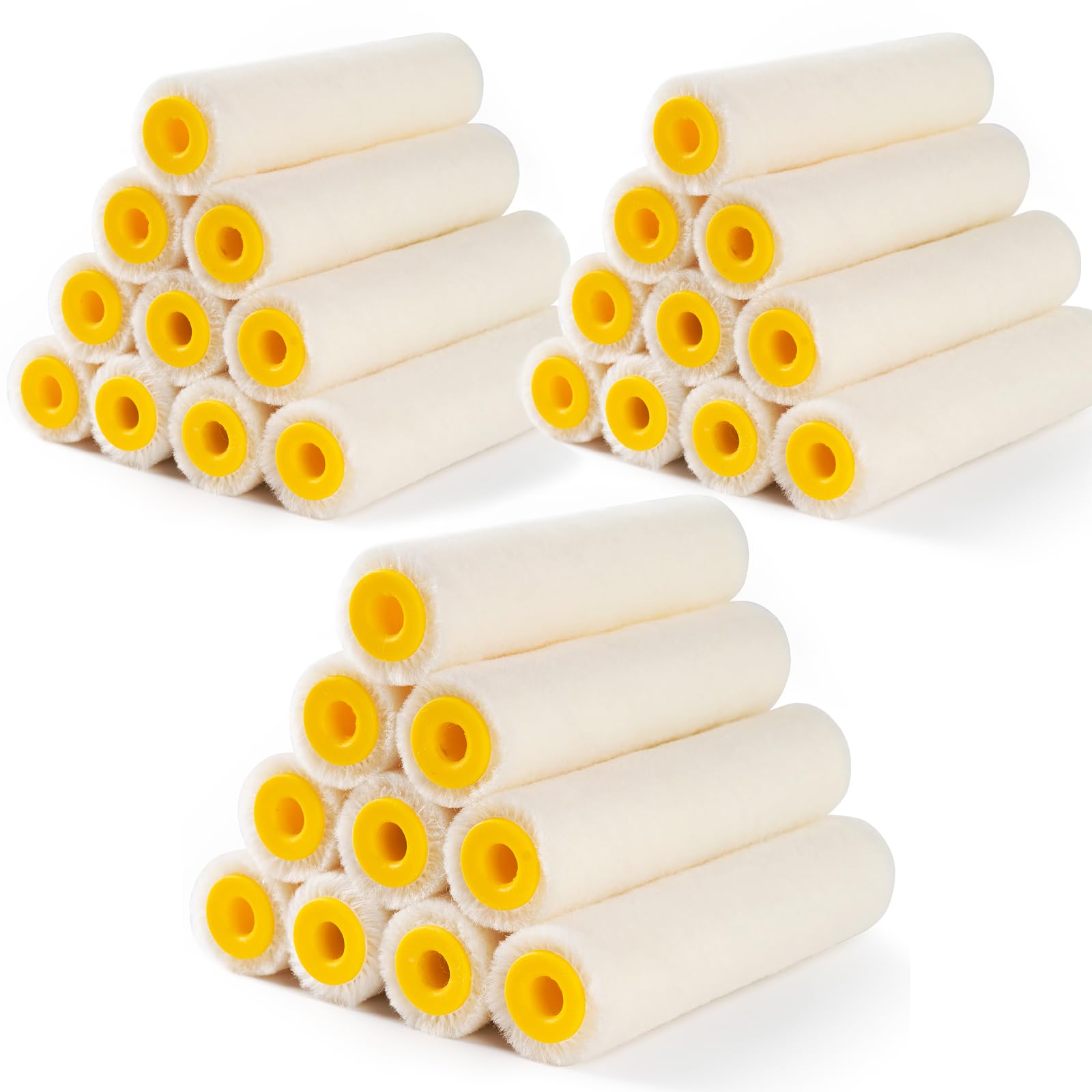 Mister Rui 4 Inch 4mm-Short-Nap Wool Blend Paint Roller