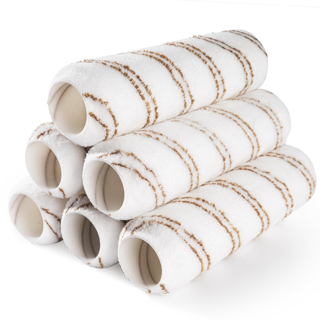 Mister Rui® 9 Inch Microfiber Paint Rollers (3/8"/9mm Nap)
