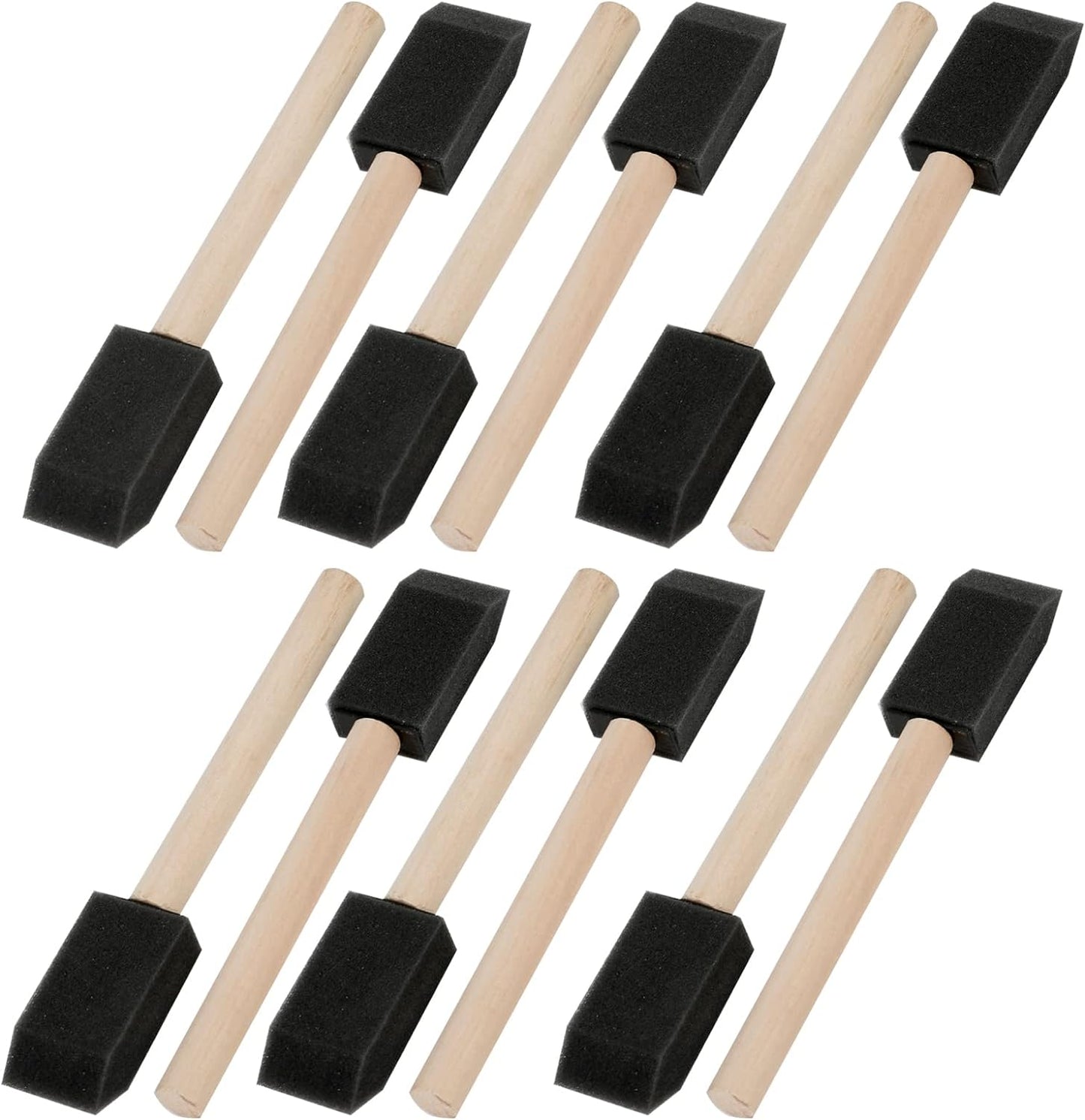 Mister Rui® 1 Inch Foam Paint Brushes - 12 Pieces - MisterRui