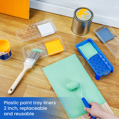 Mister Rui® 2 Inch Disposable Paint Trays with Liners - MisterRui