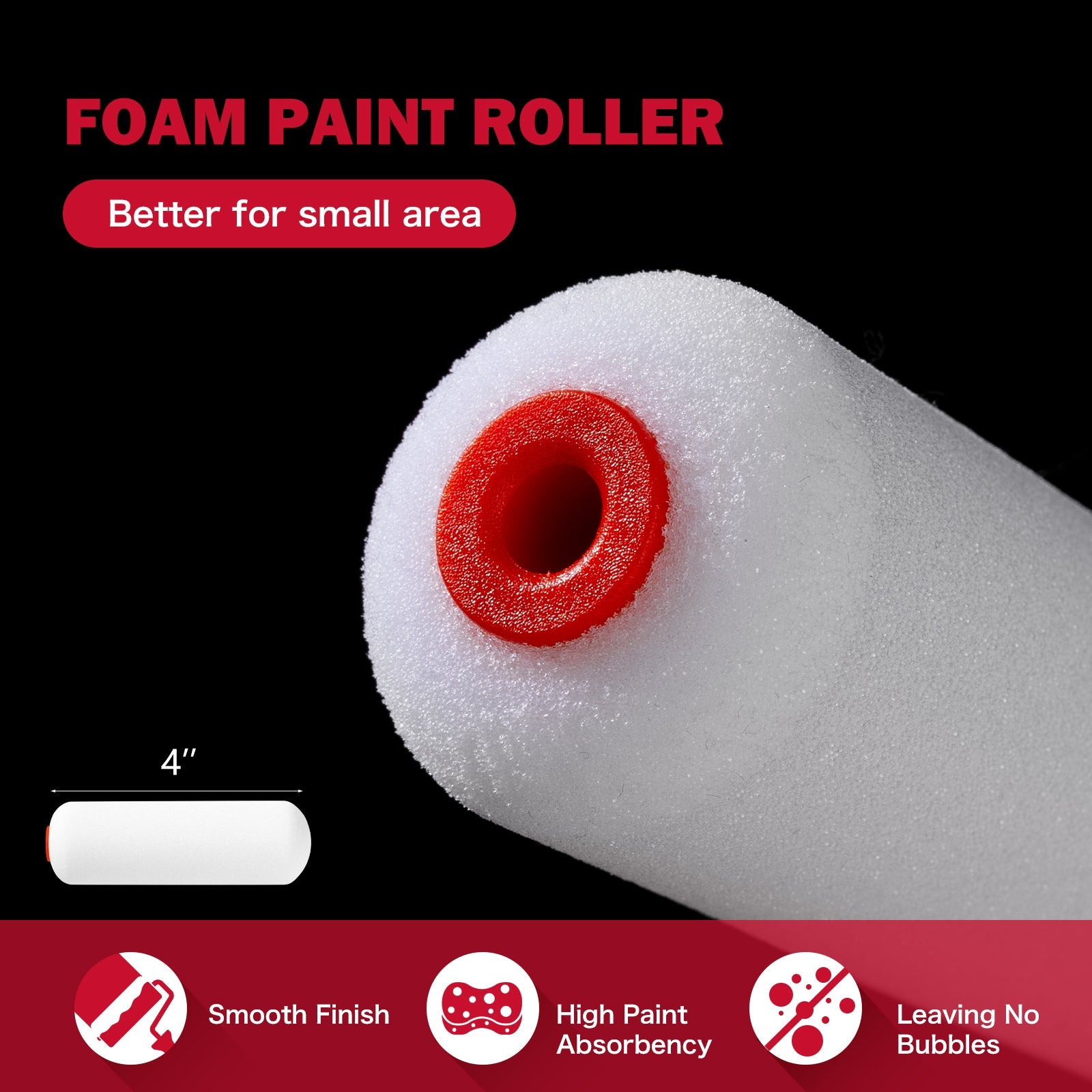 Mister Rui® 4 inch Foma Paint Roller Kit - MisterRui