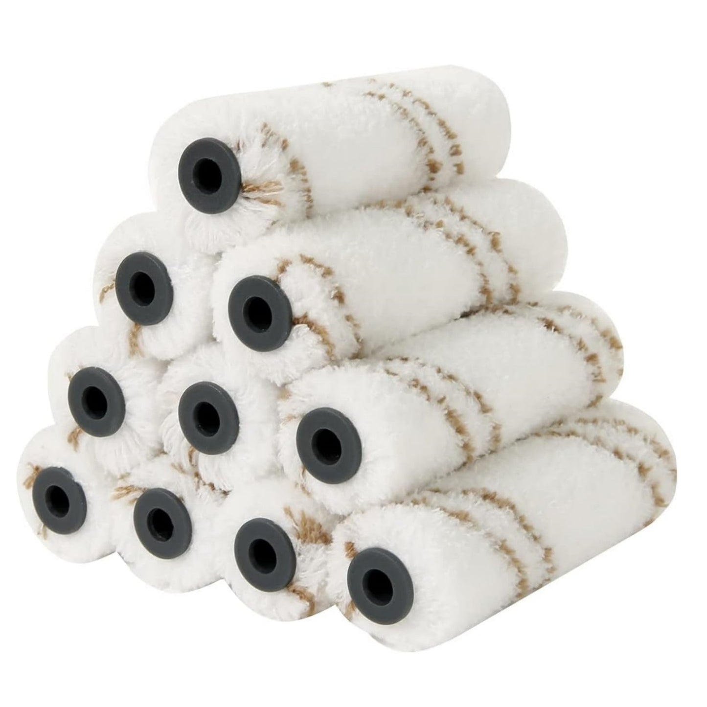 Mister Rui® 4 Inch Microfiber Paint Rollers (1/3" Nap) - 10 Pieces - MisterRui