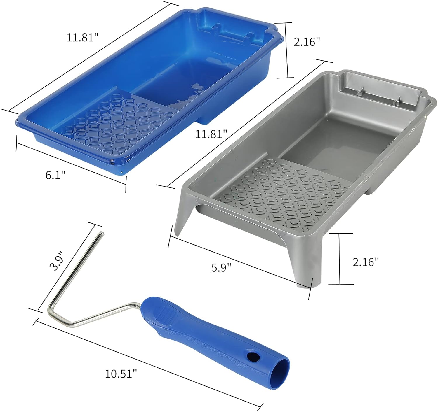 Mister Rui® 4 Inch Paint Tray Set - 22 Pack - MisterRui