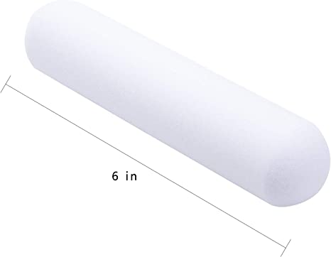 Mister Rui® 6 Inch (155MM) Foam Paint Roller Cover (Pack of 10) - MisterRui