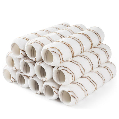 Mister Rui® 9 Inch Microfiber Paint Rollers (3/8" Nap) - 12 Pack - MisterRui