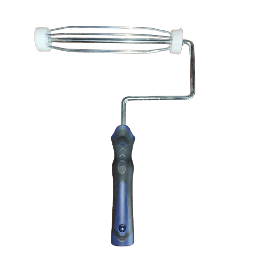 Upgrated Rubberized Handle 9 inch 5 - Wire Cage Paint Roller Frame - MisterRui